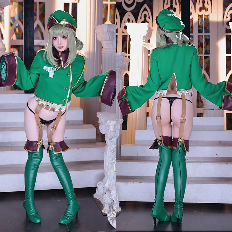 Mahou Shoujo Ni Akogarete Gushing Over Magical Girls Looking Up To Magical Girls Araga Kiwi Leopard Cosplay Costume