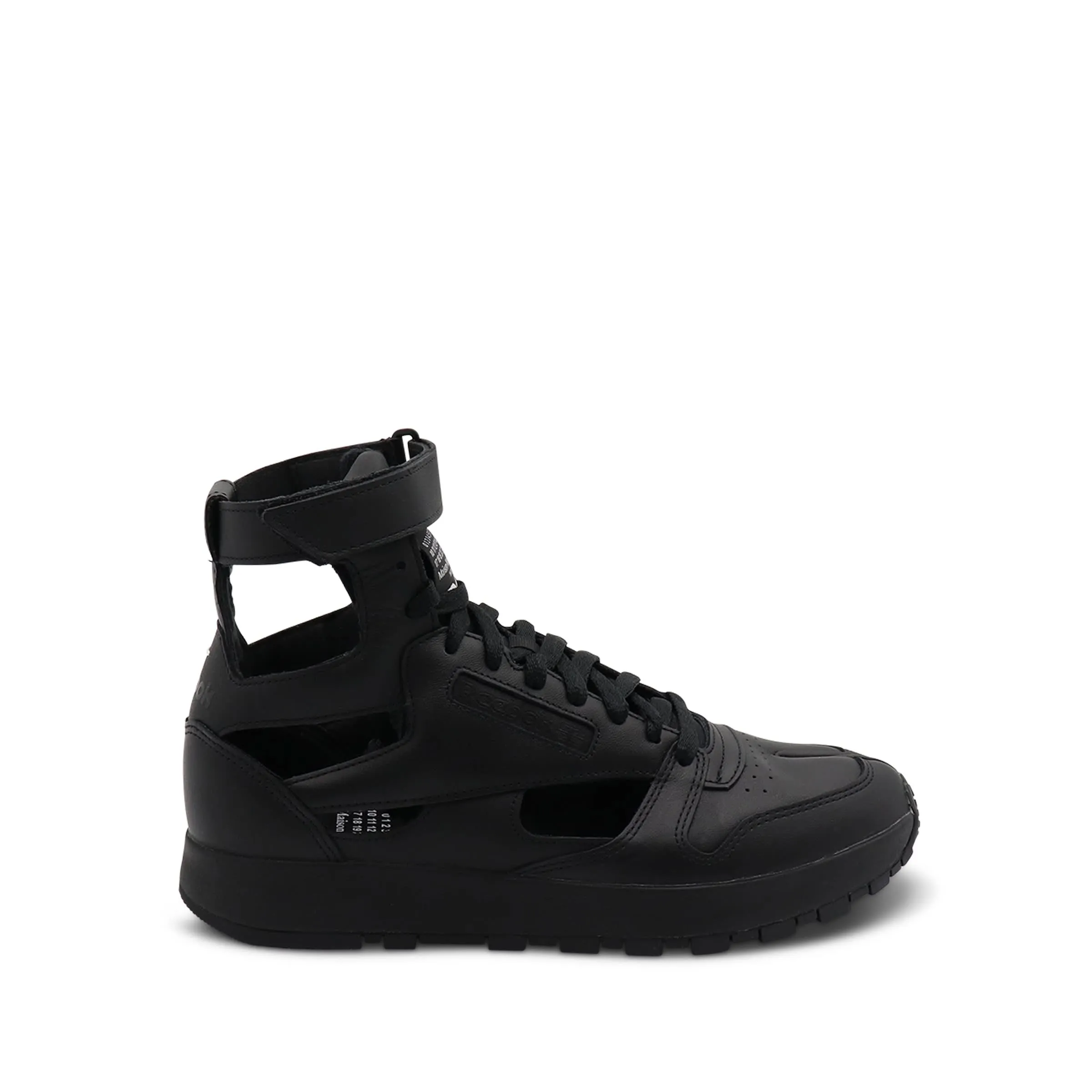 Maison Margiela x Reebok Tabi Gladiator High Sneaker in Black