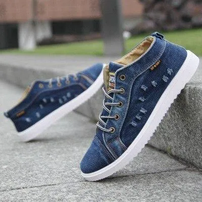 Men Breathable Canvas Sneakers Footwear  Summer  Shoes