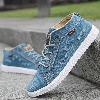 Men Breathable Canvas Sneakers Footwear  Summer  Shoes