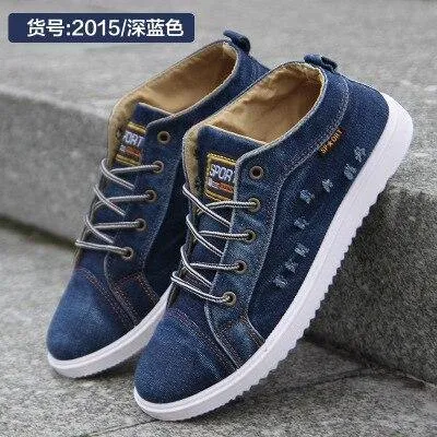 Men Breathable Canvas Sneakers Footwear  Summer  Shoes