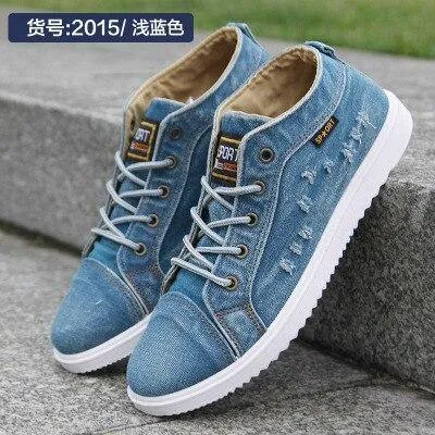 Men Breathable Canvas Sneakers Footwear  Summer  Shoes