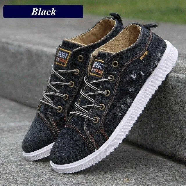 Men Breathable Canvas Sneakers Footwear  Summer  Shoes