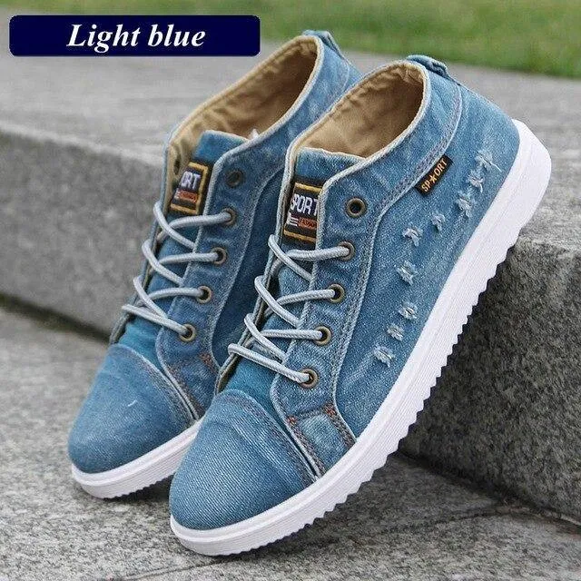 Men Breathable Canvas Sneakers Footwear  Summer  Shoes