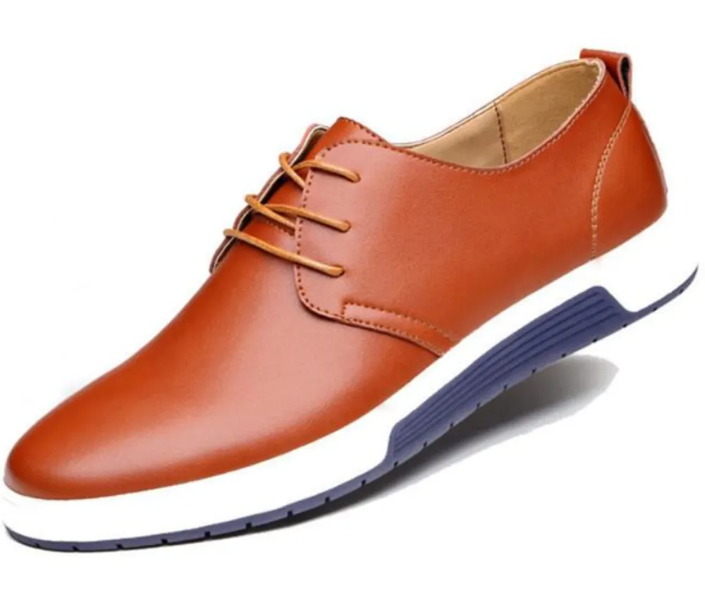 Mens Casual Everyday Wear Lace Up Shoes