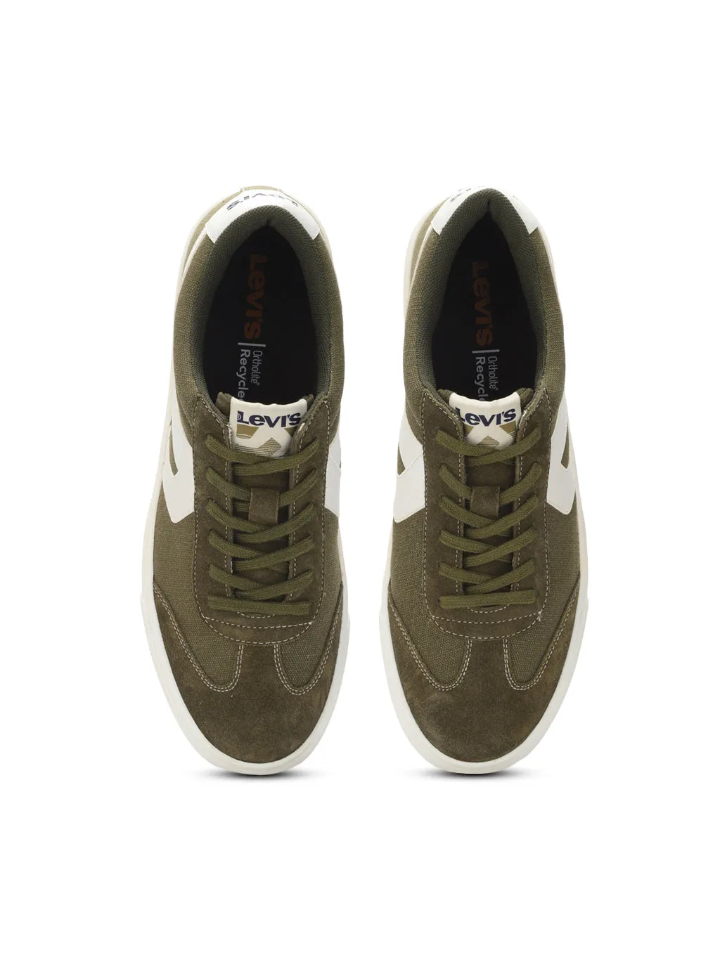 Men's Suede Olive Casual Shoes