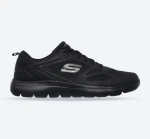 Men's Wide Fit Skechers 52812 Summits South Rim Sports Sneakers - Black