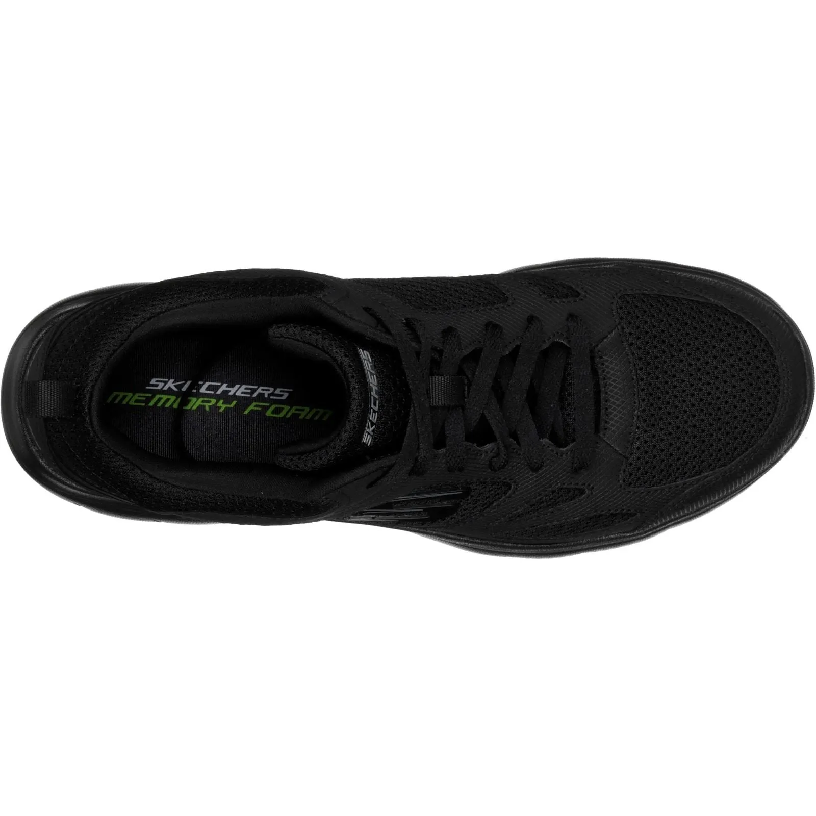 Men's Wide Fit Skechers 52812 Summits South Rim Sports Trainers - Black