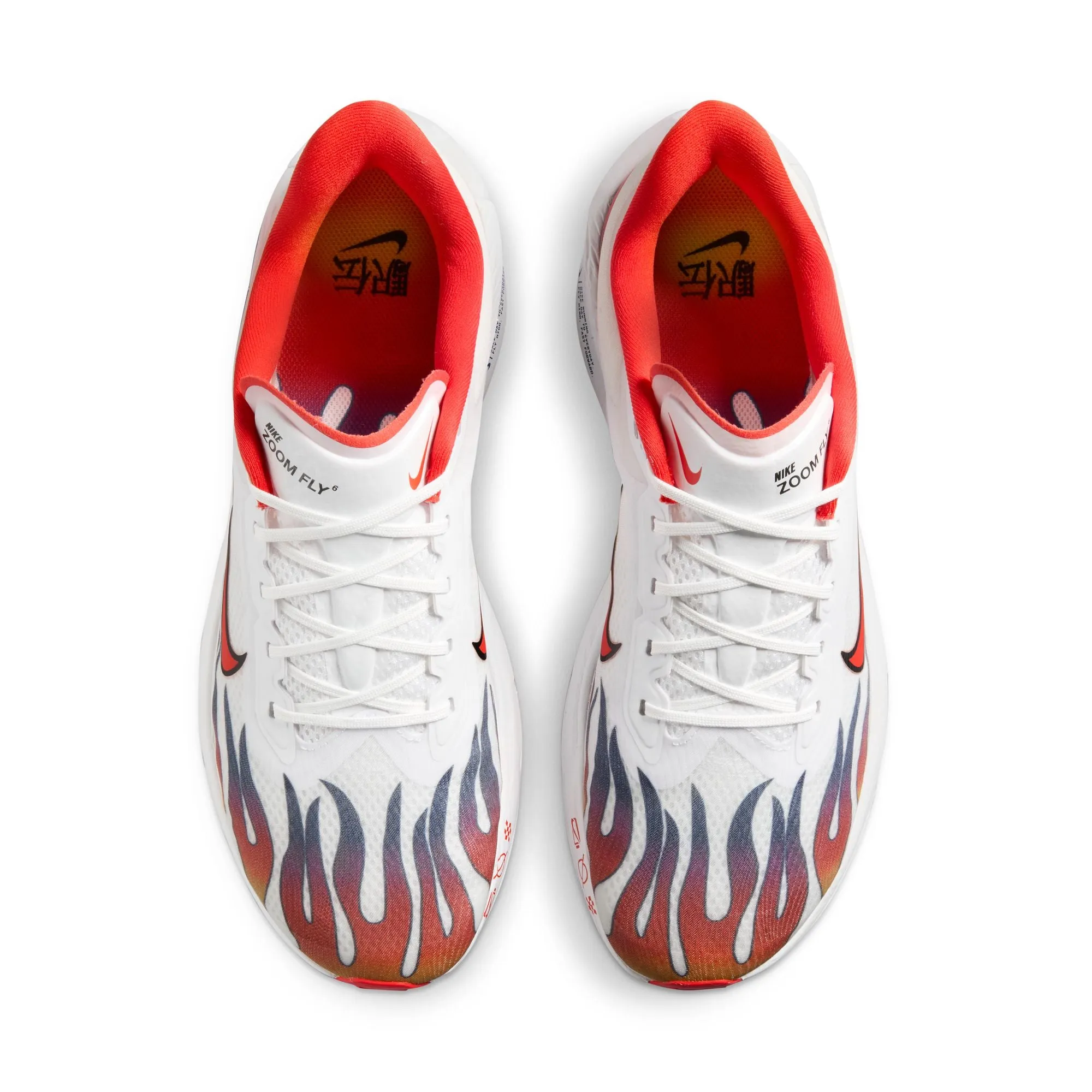 Men’s Zoom Fly 6 Premium (White/Habanero Red-Black-University Red)