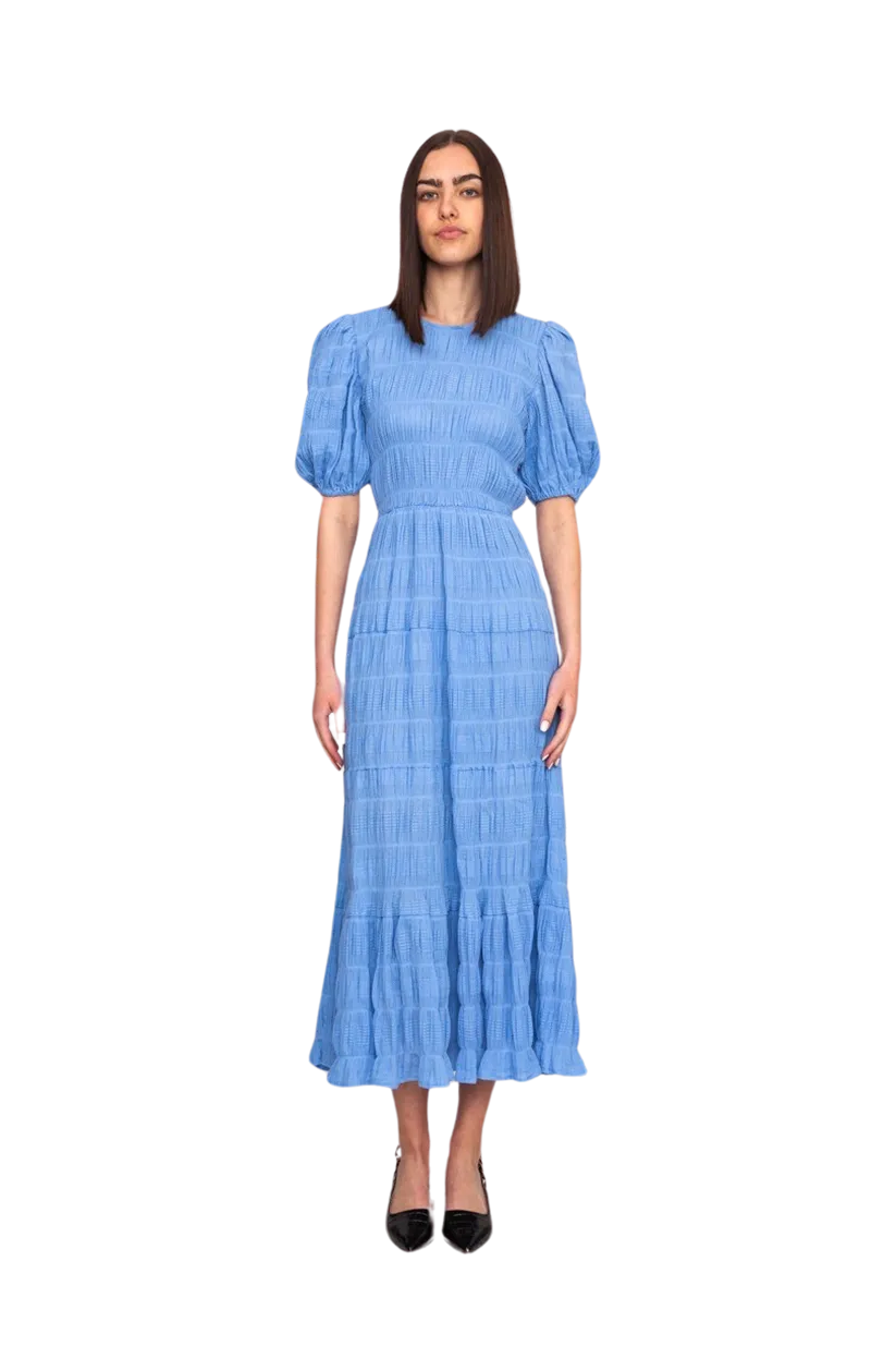 Mirella Prairie Dress Cornflower