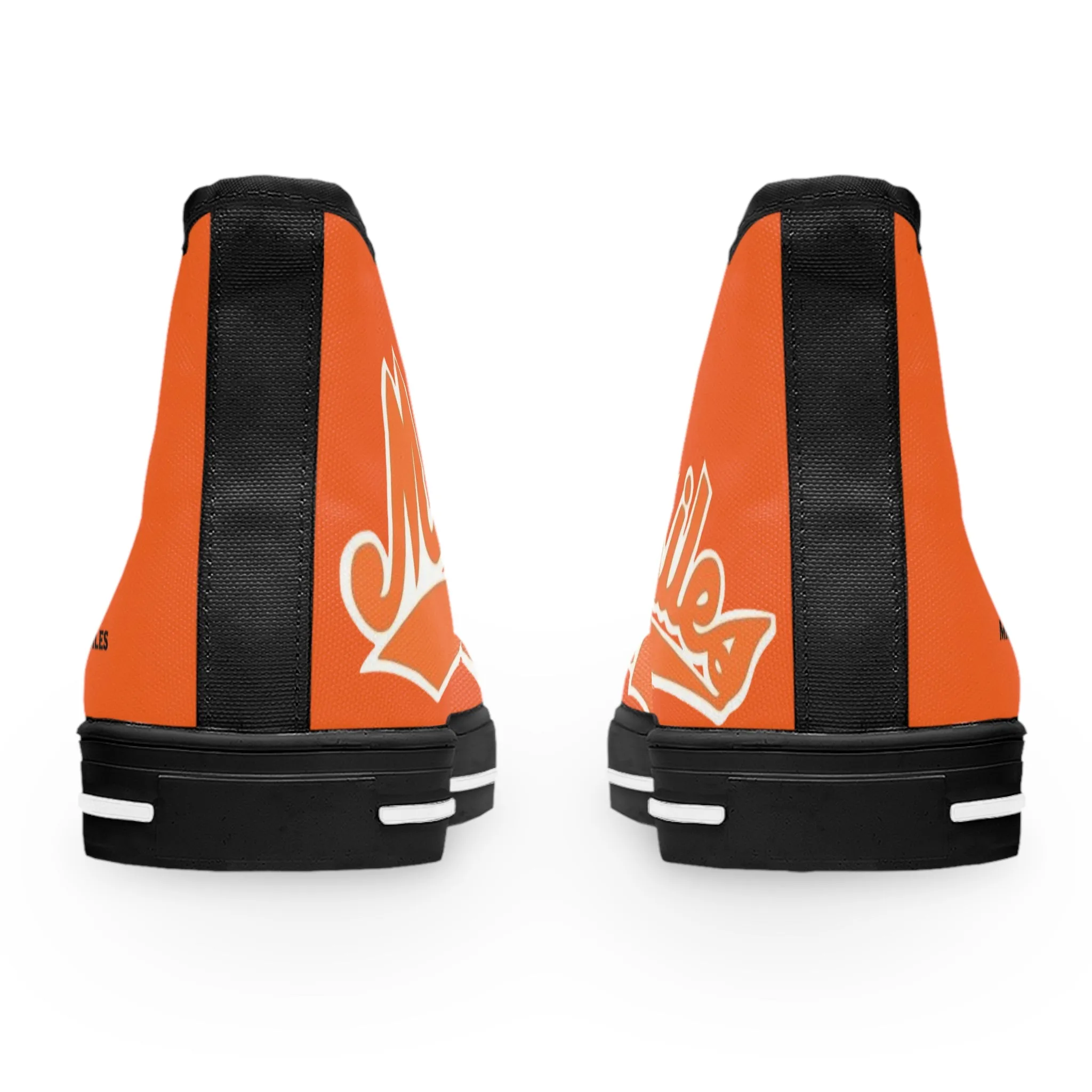 Missiles - Track Orange Women's High Top Sneakers