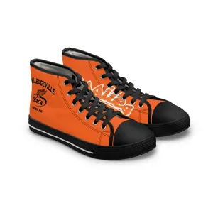 Missiles - Track Orange Women's High Top Sneakers