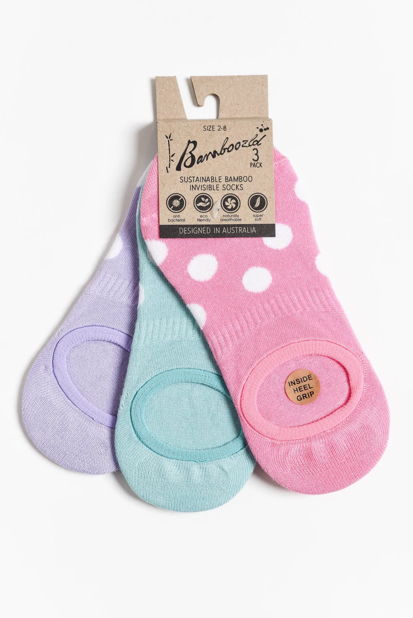 Multi Spot Bamboo Three Pack Sockettes