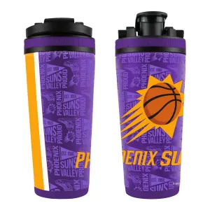 NBA Phoenix Suns Ice Shaker 26oz 4D Elements Stainless Steel Ice Shaker