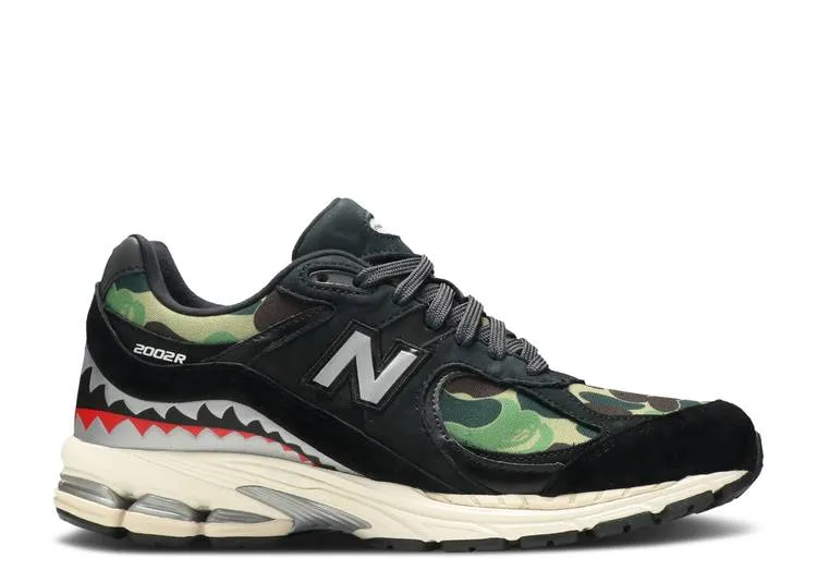 New Balance BAPE X 2002R 'APES TOGETHER STRONG - BLACK CAMO' sneakers,