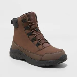 New - Men's Mack Lace-Up Winter Hiker Boots - All in Motion Brown 11