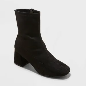 New - Women's Dolly Ankle Boots - A New Day Black 6