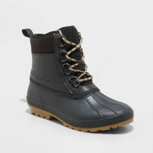 New - Women's Tiffy Duck Boots - Universal Thread Jet Black 6