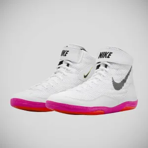 Nike Inflict SE Wrestling Boots White/Black/Pink