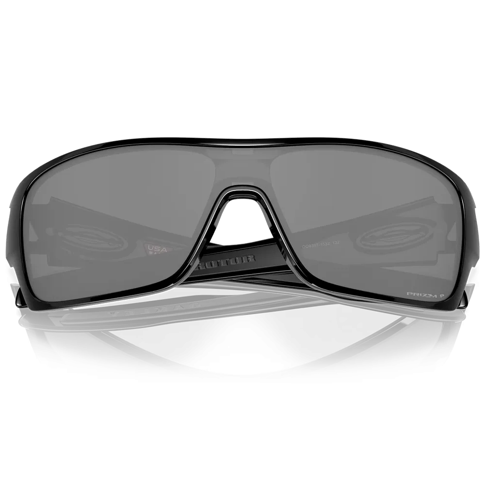 Oakley Turbine Rotor Sunglasses - Prizm Black Polarized Lenses (Polished Black Frame)