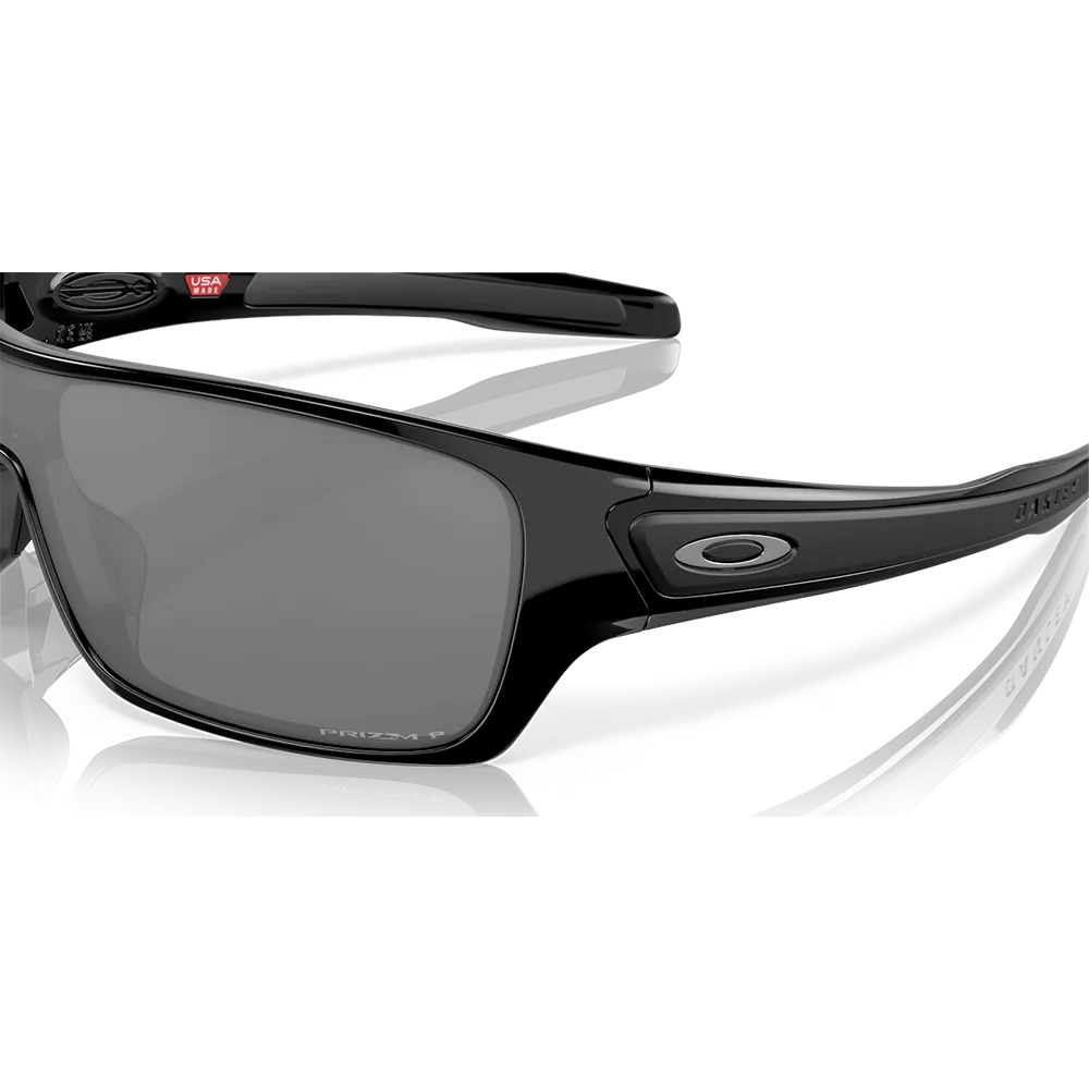 Oakley Turbine Rotor Sunglasses - Prizm Black Polarized Lenses (Polished Black Frame)