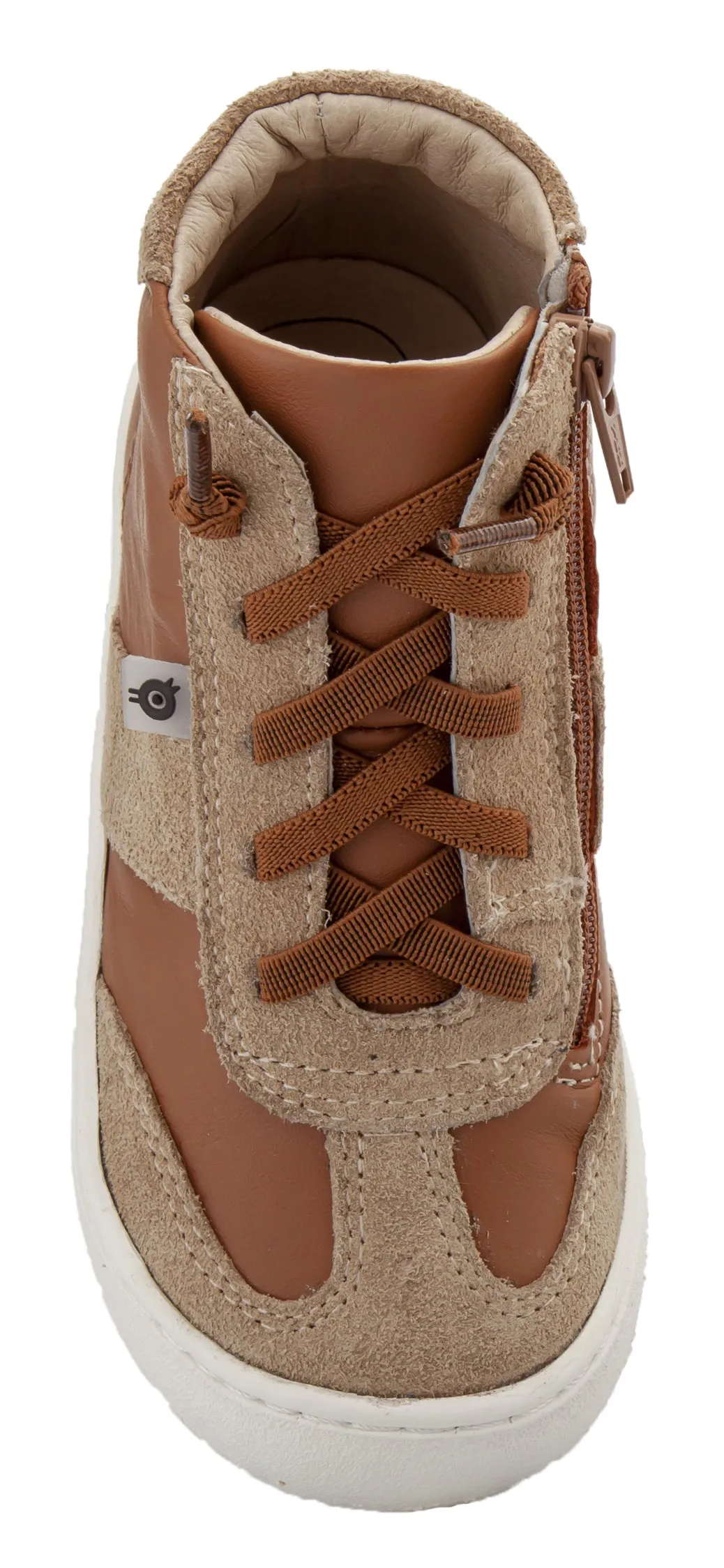 Old Soles Girl's & Boy's 9001 Travel High Top Leather Sneakers - Tan/Tan Suede