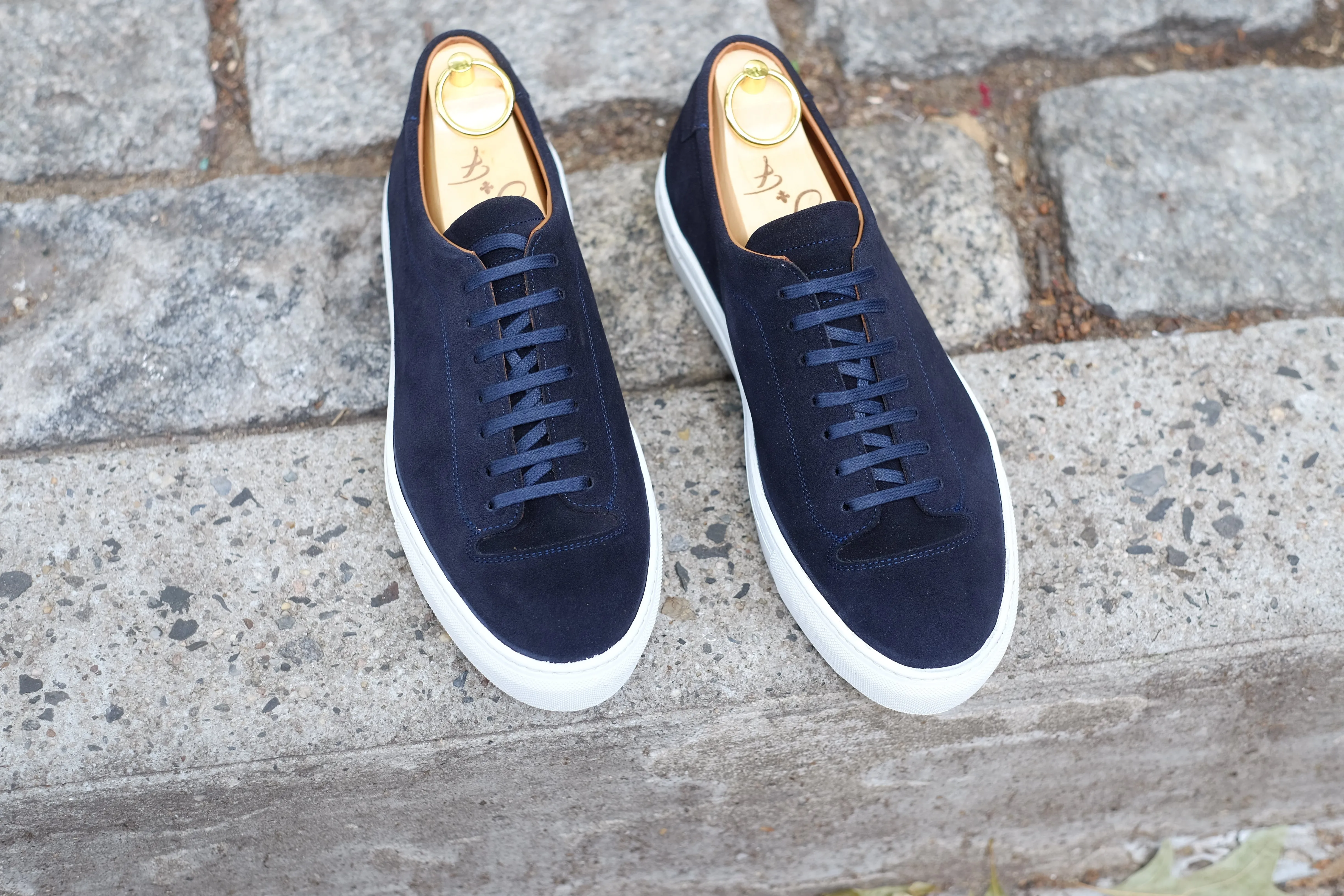 Olympia - Dark Sapphire Suede / White Sole