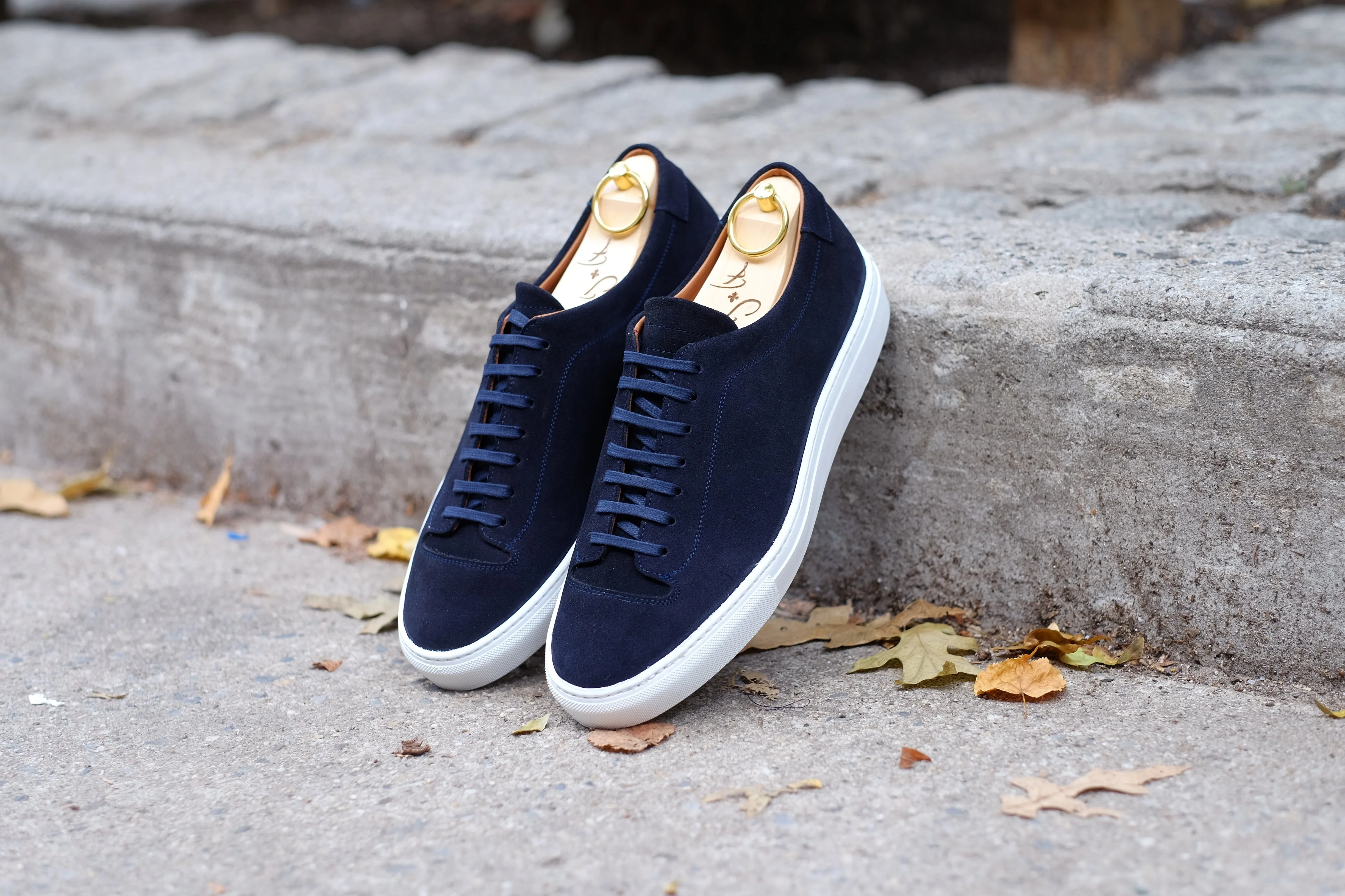 Olympia - Dark Sapphire Suede / White Sole