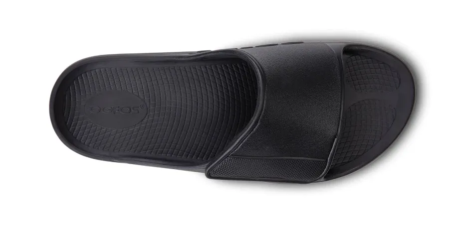 OOFOS OOahh Sport Flex Unisex Slide - Black