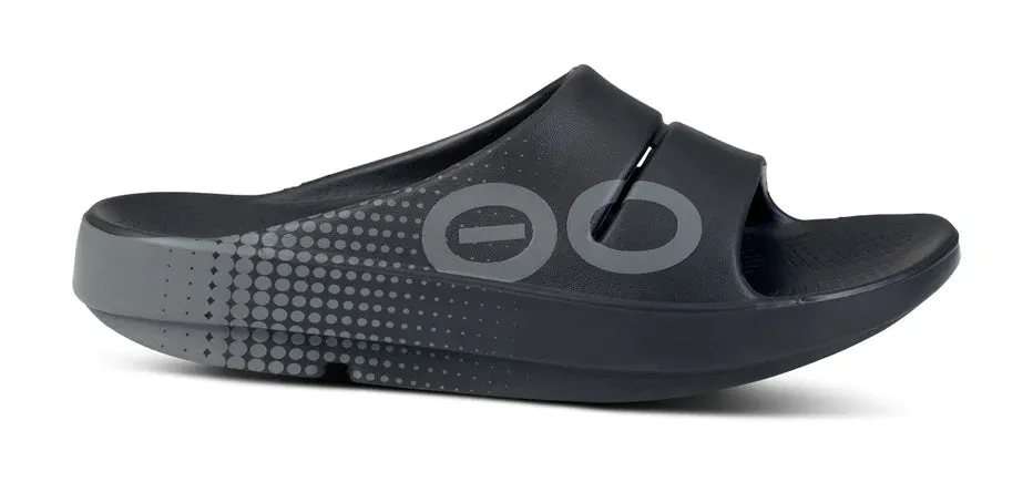 Oofos | OOahh Sport Slide | Unisex | Matrix Black