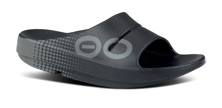 Oofos | OOahh Sport Slide | Unisex | Matrix Black