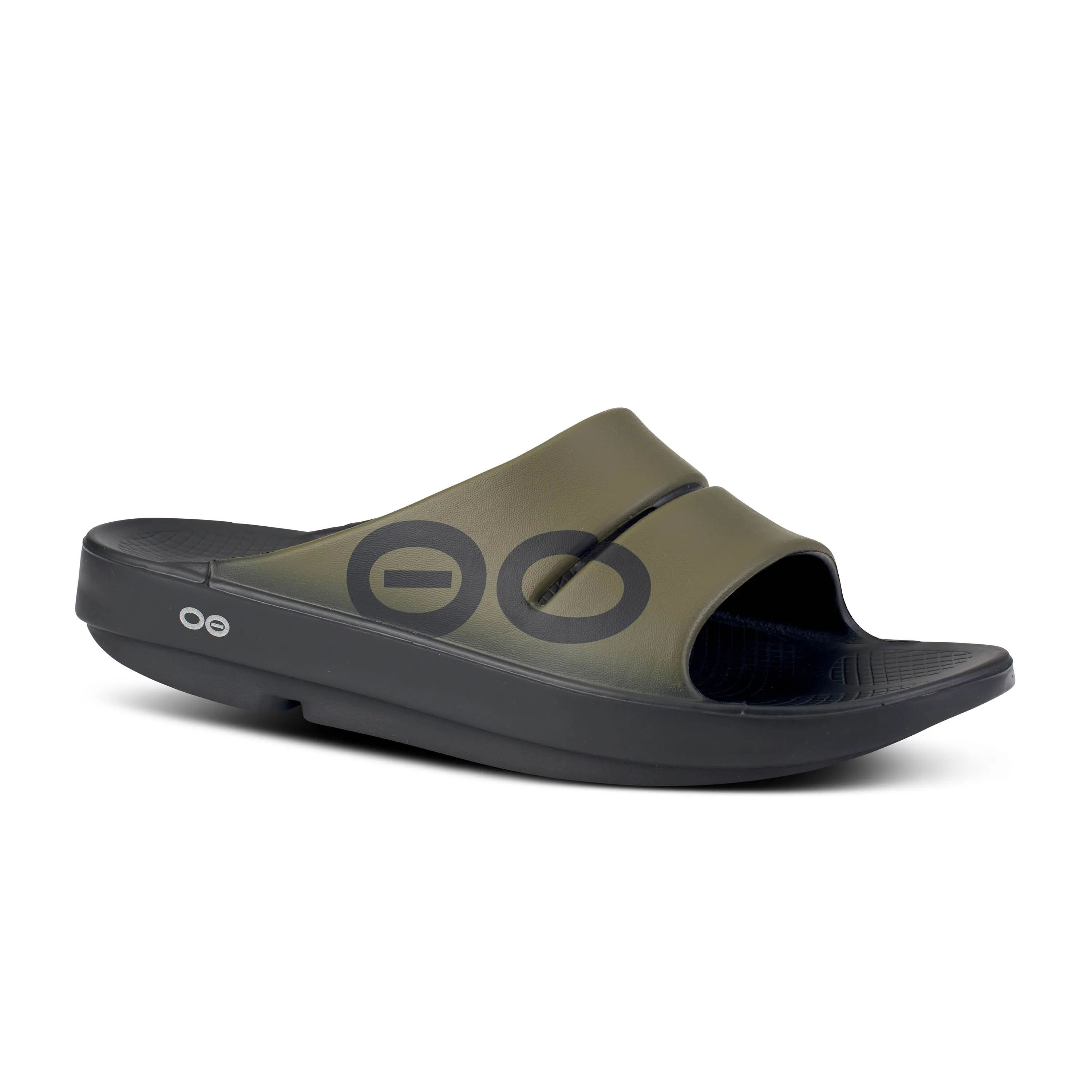 Oofos | OOahh Sport Slide | Unisex | Tactical Green