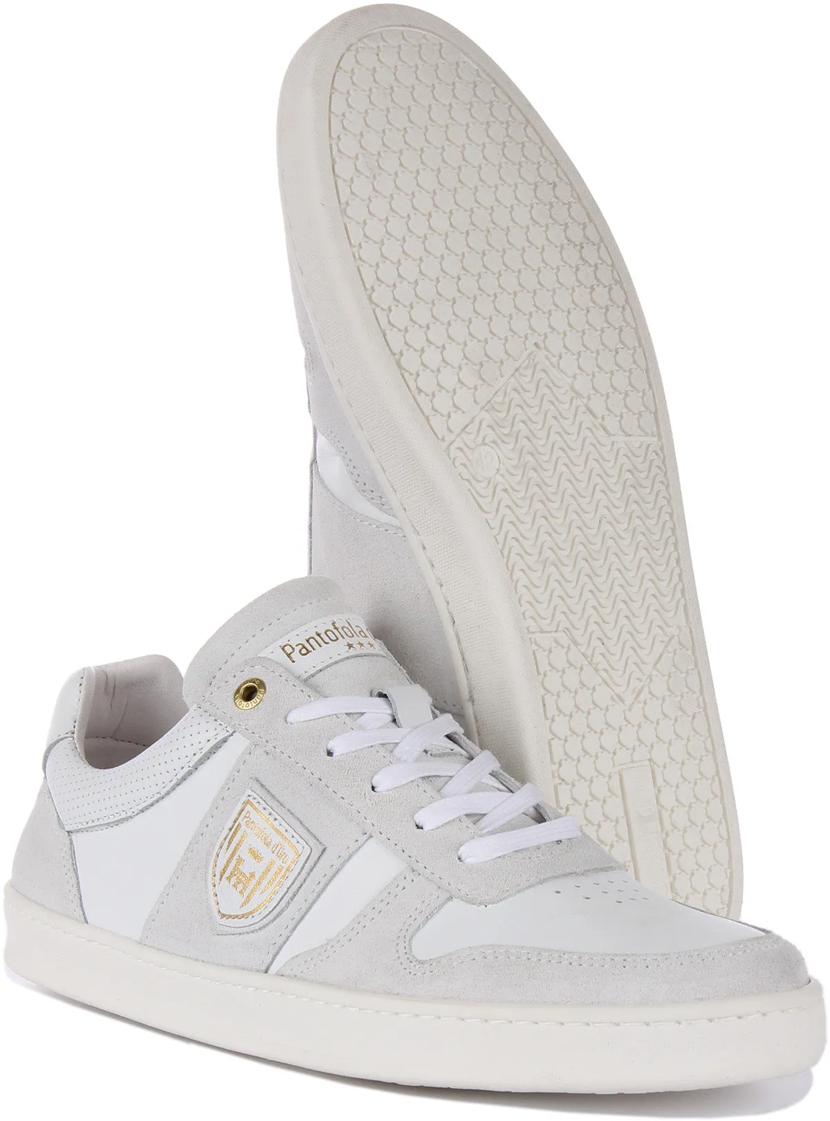 Pantofola D'Oro Palermo Uomo Low In White White For Men