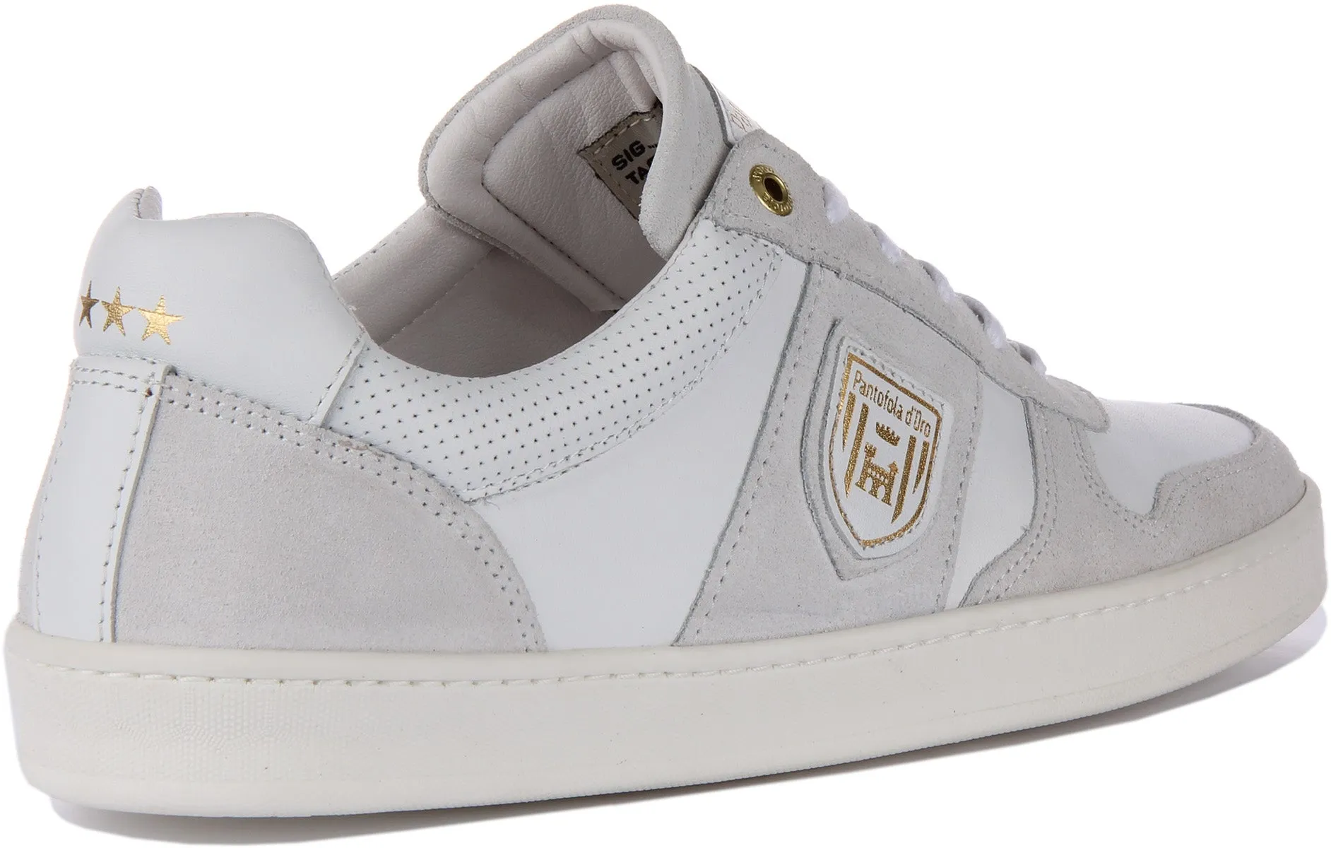 Pantofola D'Oro Palermo Uomo Low In White White For Men