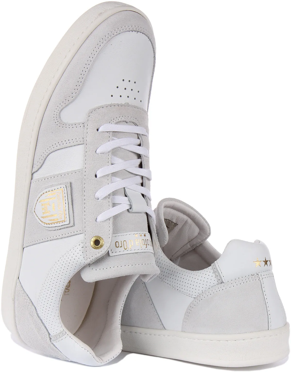 Pantofola D'Oro Palermo Uomo Low In White White For Men