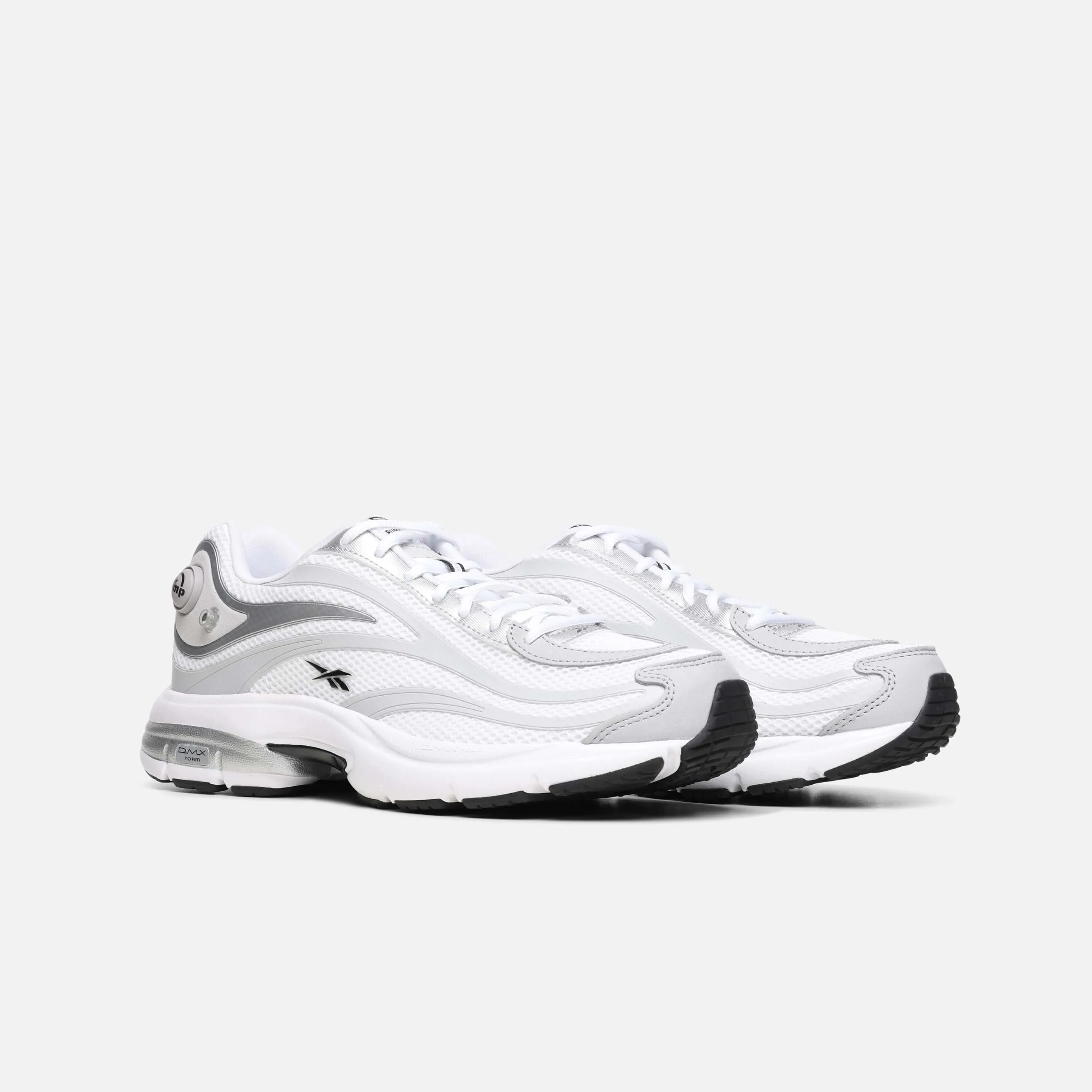 Premier Pump Paris Trainer White/Grey/Silver Metallic