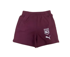 Puma 2024 Qrl Maroons Shorts Replica Maroon Youth