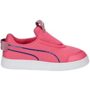 Puma Courtflex V2 Slip On Ps Kids Shoes Pink 374858 12 31.5