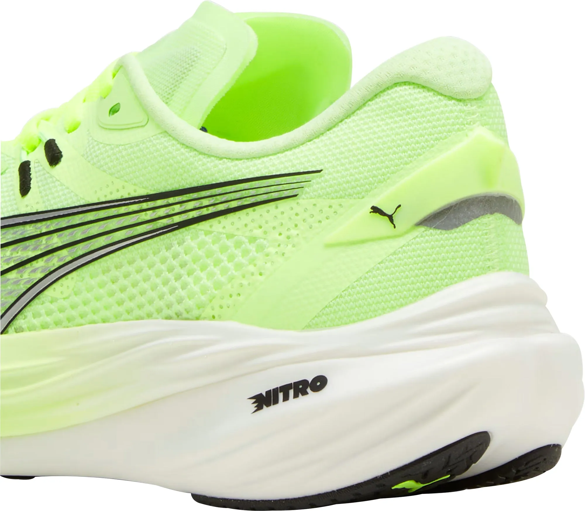 Puma Deviate Nitro 3 Mens Running Shoes - Green