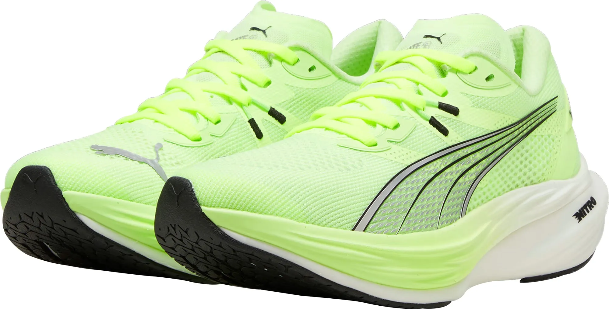 Puma Deviate Nitro 3 Mens Running Shoes - Green