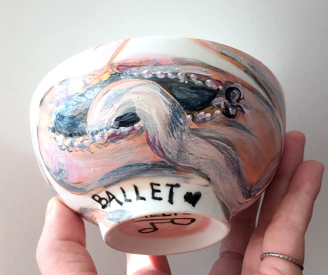 "BALLET Shoes" Bowl