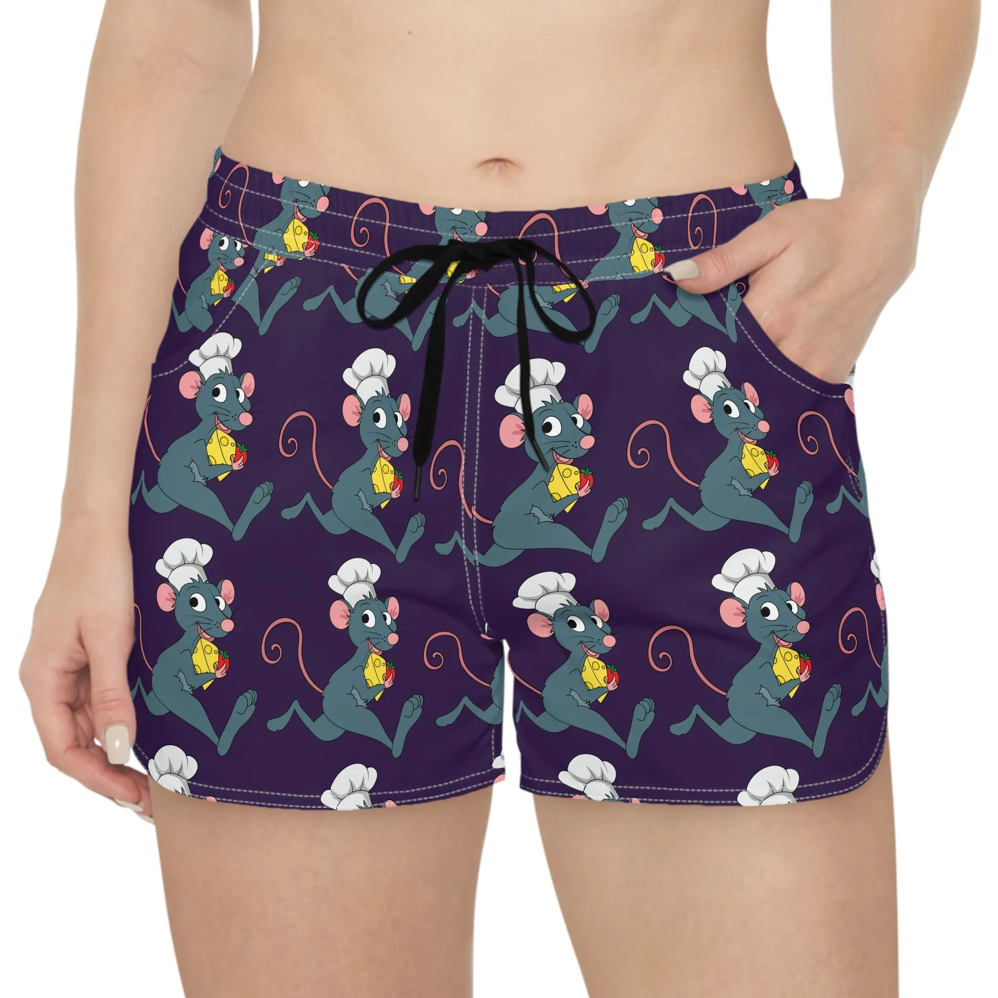 Ratatouille Wine And Dine Race Women's Casual Shorts