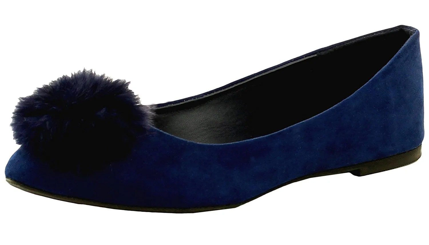 Refresh Footwear Women's Pom Pom Ballet Flat