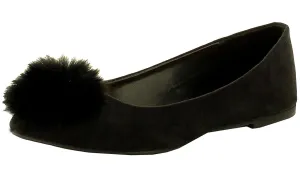 Refresh Footwear Women's Pom Pom Ballet Flat