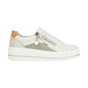 Remonte Women's Julika 01 Shoes - Off White/Salbei/Muschel/Orange