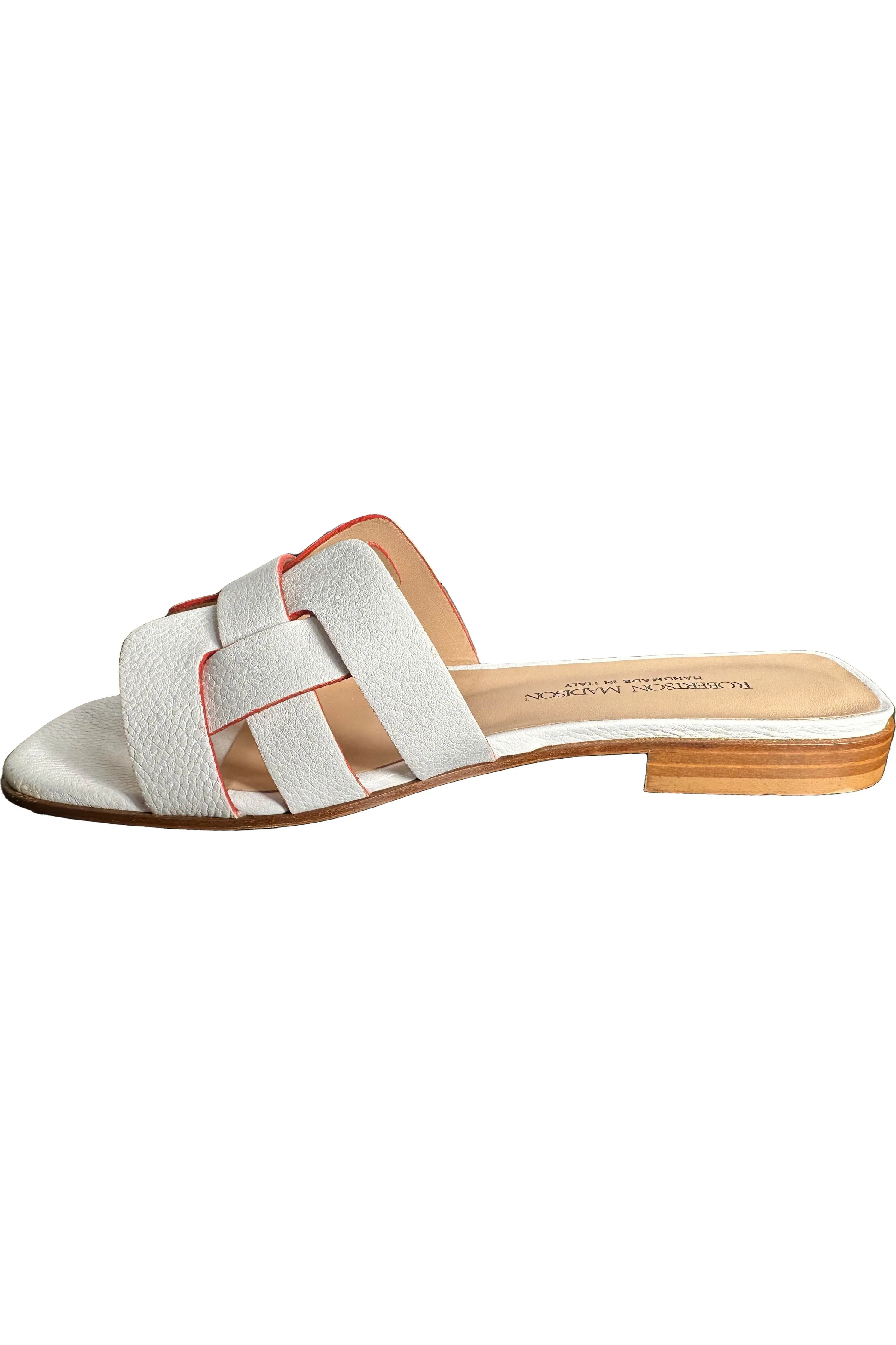 Robertson Madison Claudia Slide Sandal 15103 | Bufalo Bianco