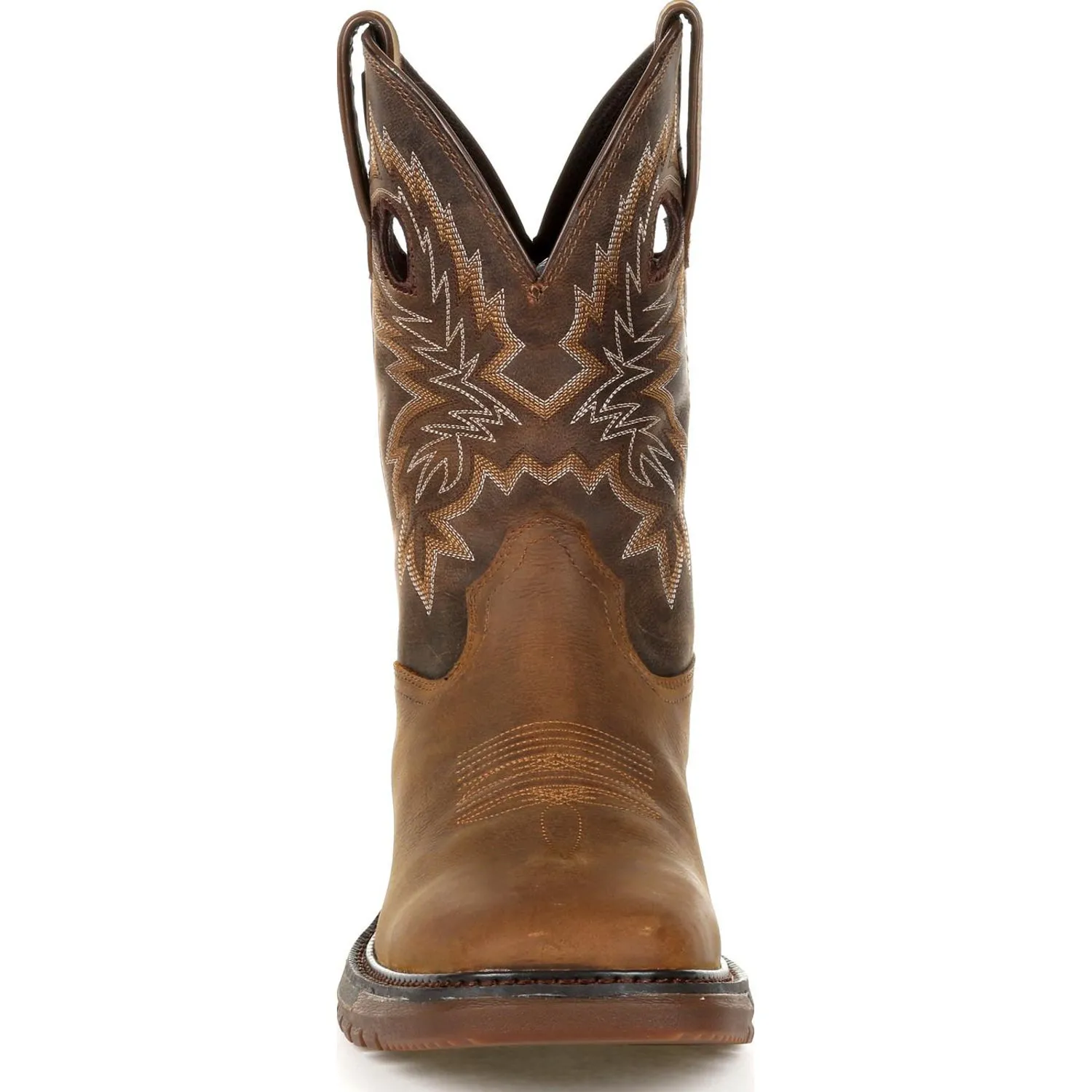 Rocky Mens Brown Leather FLX Original Ride WP Cowboy Boots