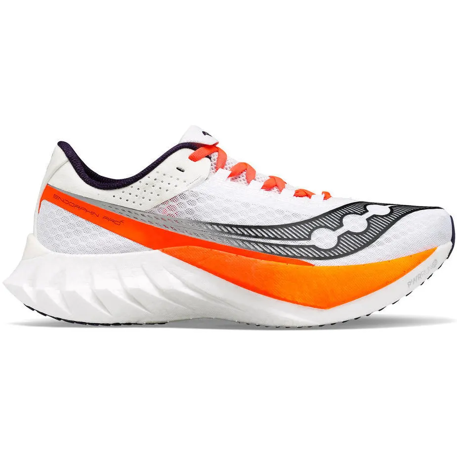 Saucony Men's Endorphin Pro 4 Running Shoes White / Black