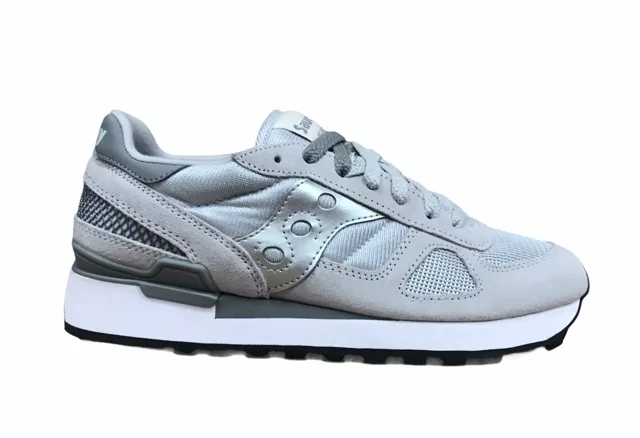 Saucony Original scarpa sneakers da donna Shadow S1108-803 grigio argento