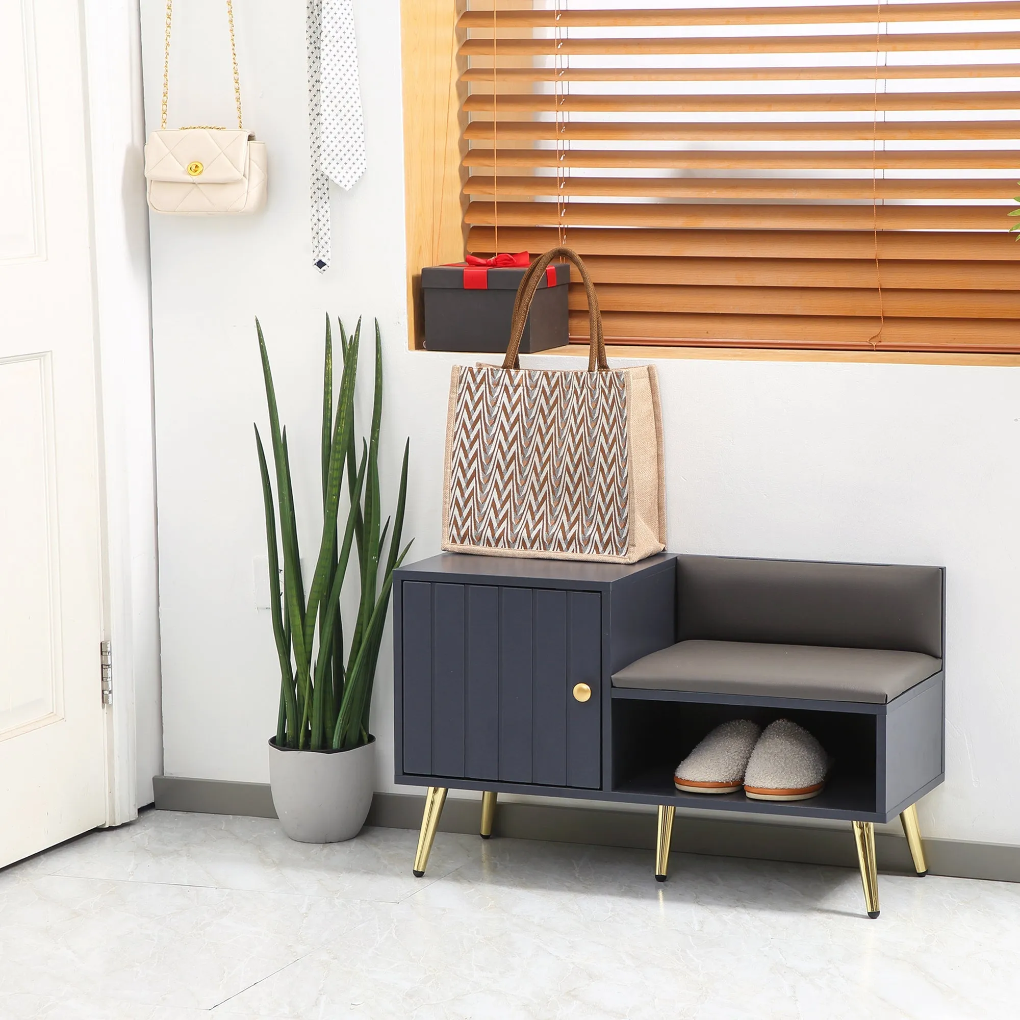 Shoe Bench with Storage